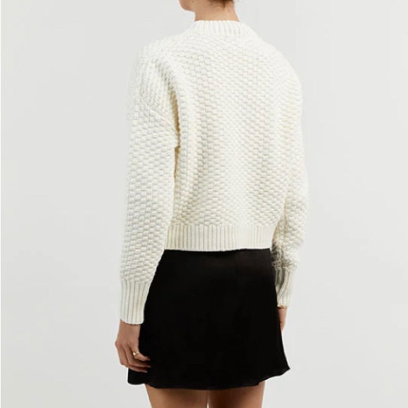 *SOLD* NWOT Dissh Ember White Honeycomb Knit Jumper - Picture 2 of 7